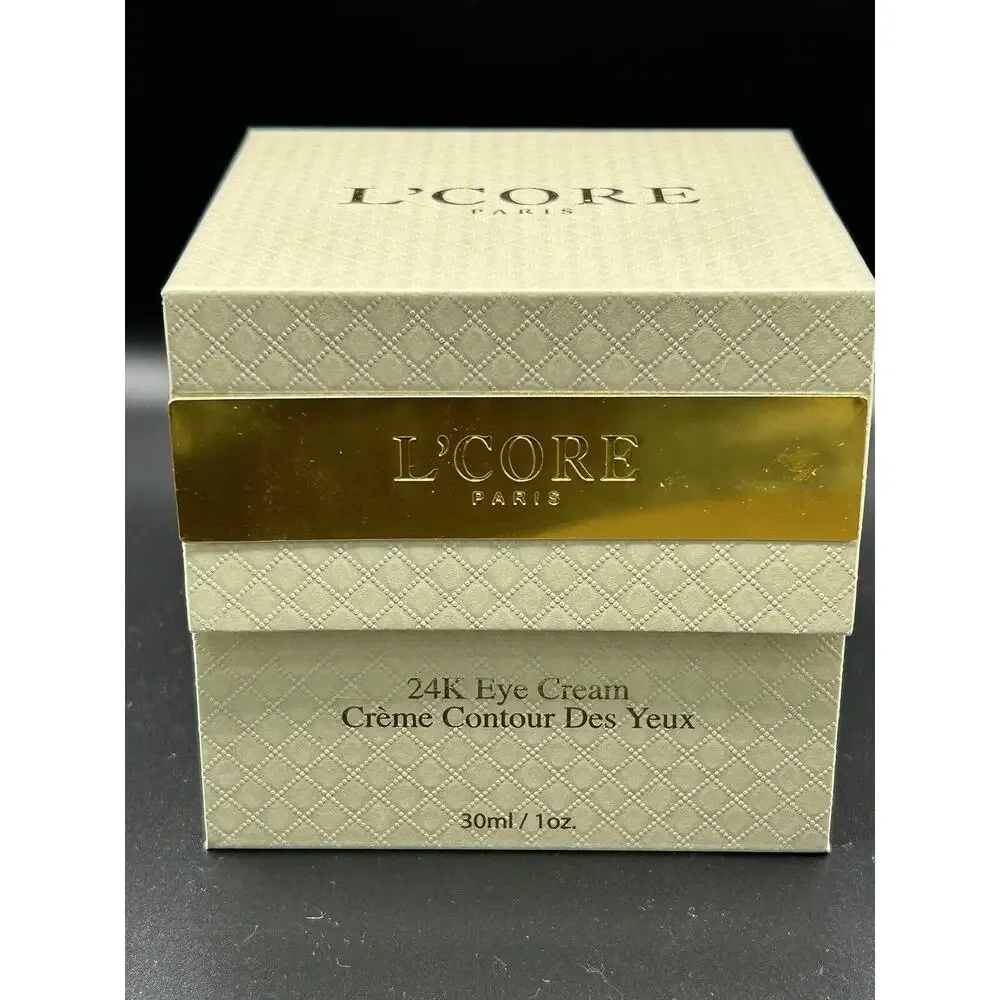 L'Core Paris 24K Eye Cream Skin Care Pharmaceutical Grade Anti Aging 1 fl‎ oz